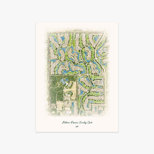 Addison Reserve Country Club printed artwork