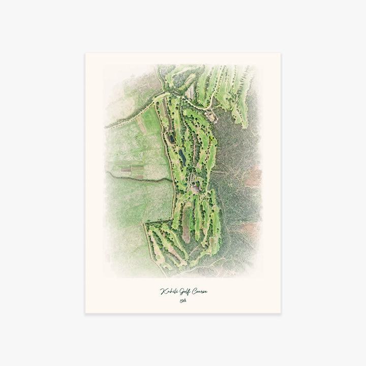 Kahili Golf Course printed artwork