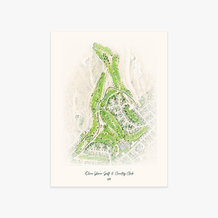 Olive Glenn Golf & Country Club printed artwork