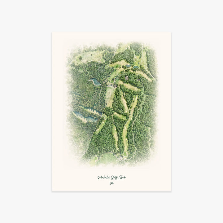 Makalei Golf Club printed artwork