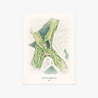 Mainlands Golf Course printed artwork