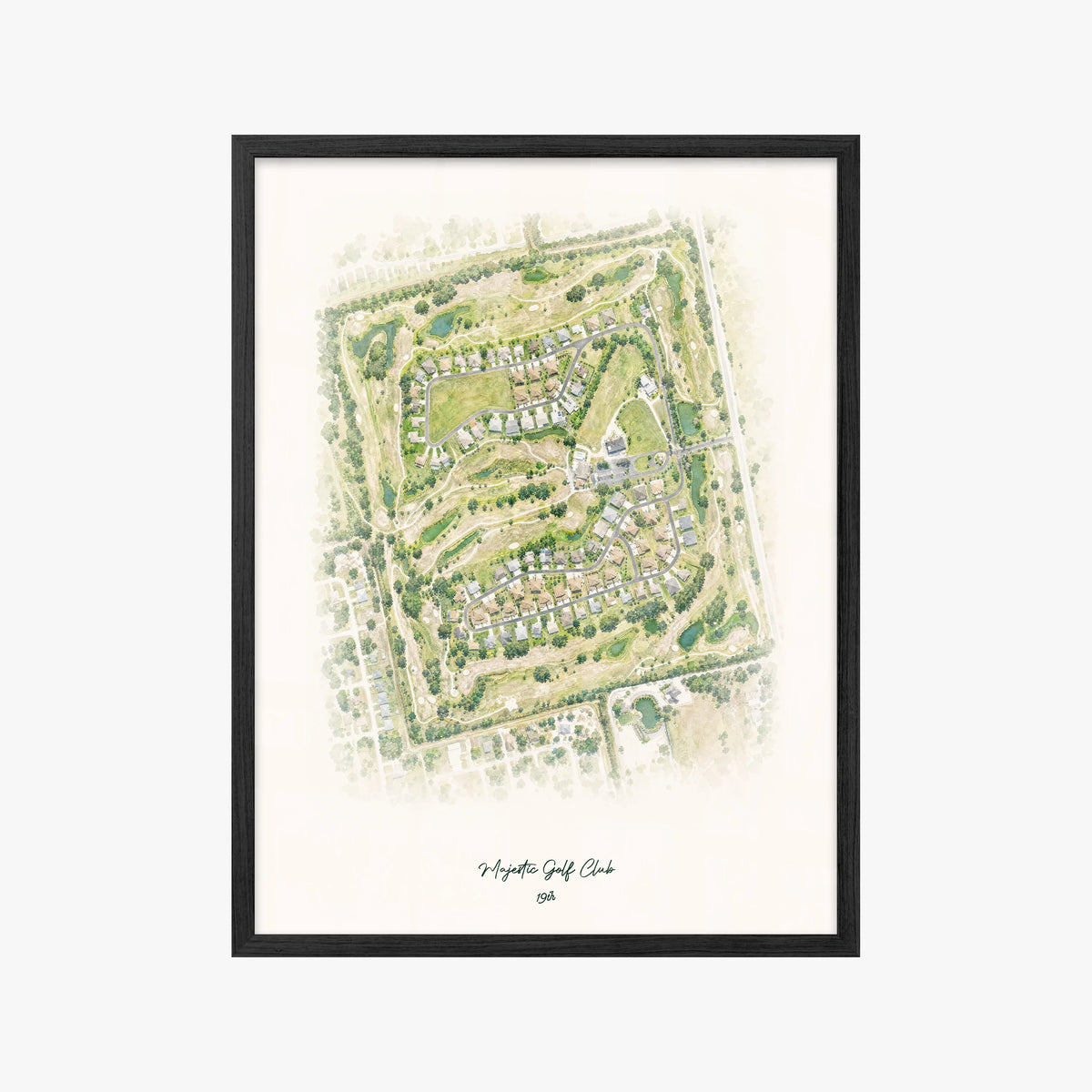 Majestic Golf Club black frame
