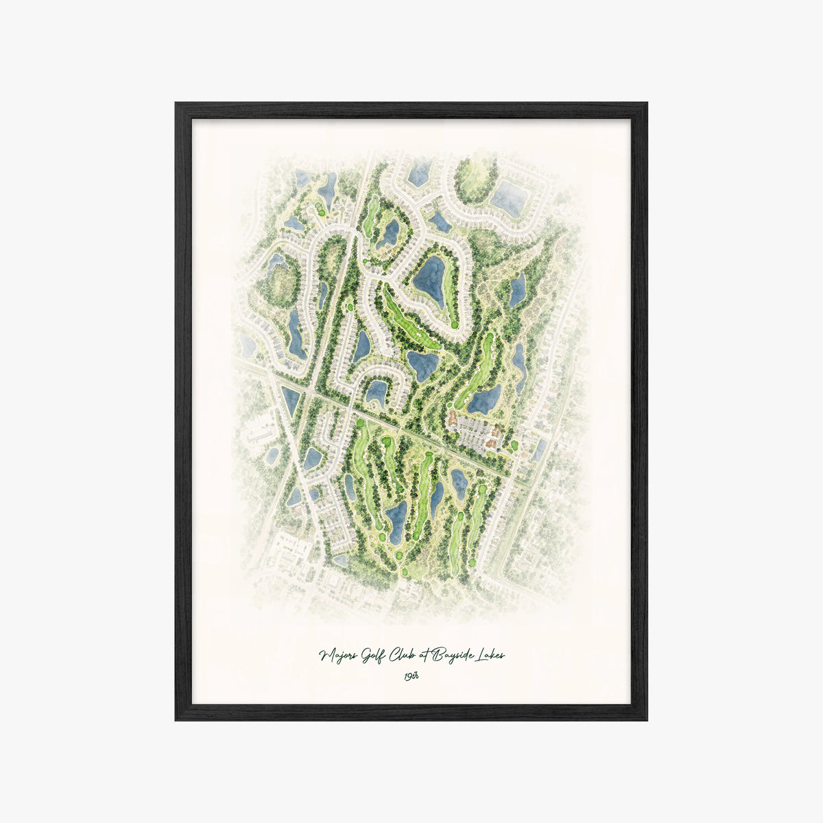 Majors Golf Club at Bayside Lakes black frame