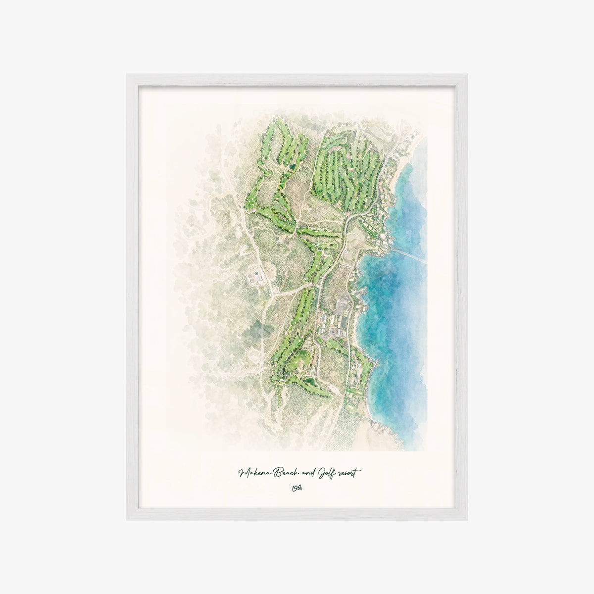 Makena Beach and Golf resort white frame