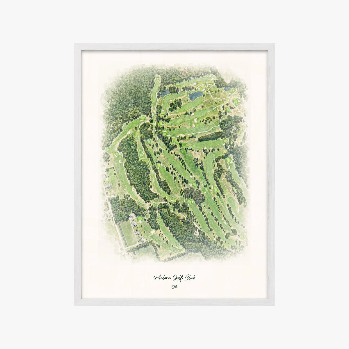 Malone Golf Club white frame