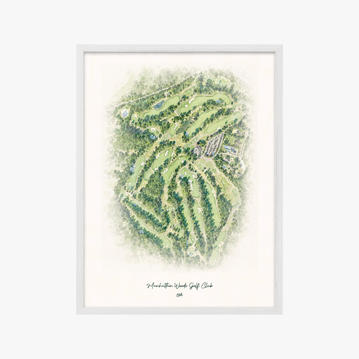 Manhattan Woods Golf Club white frame