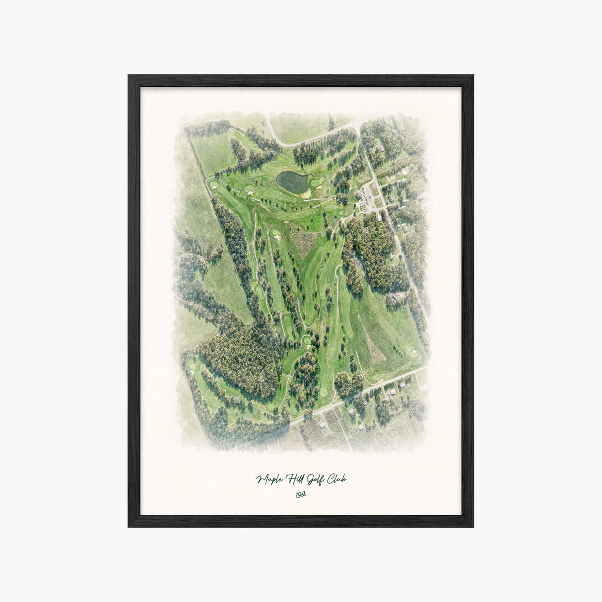 Maple Hill Golf Club black frame