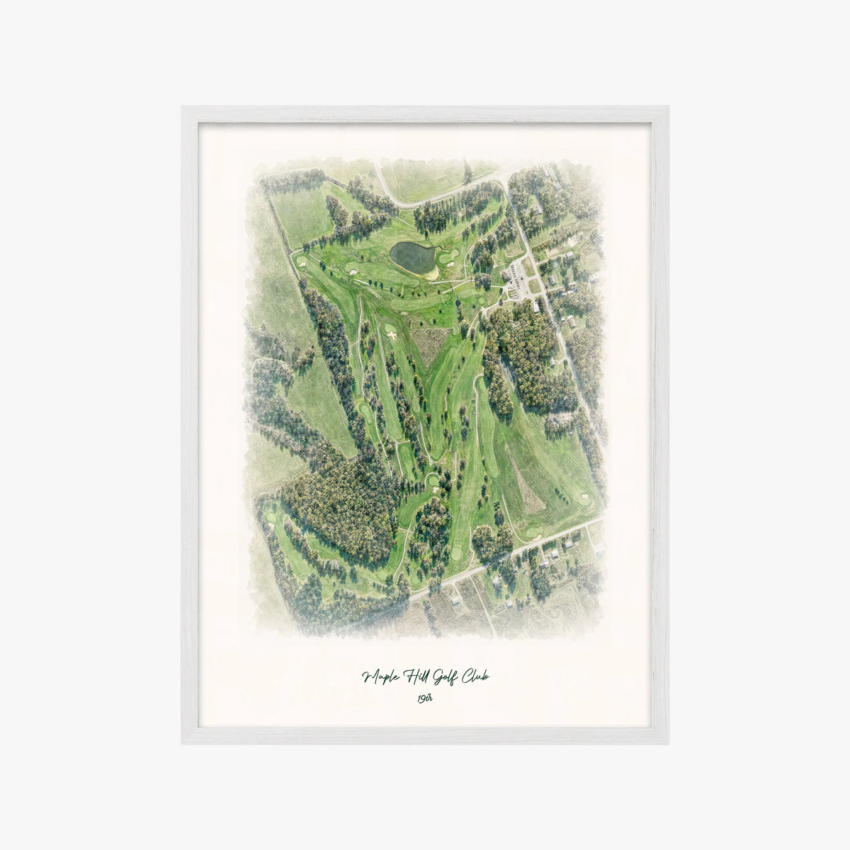 Maple Hill Golf Club white frame