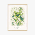 Maple Leaf Estates Golf Course wood frame