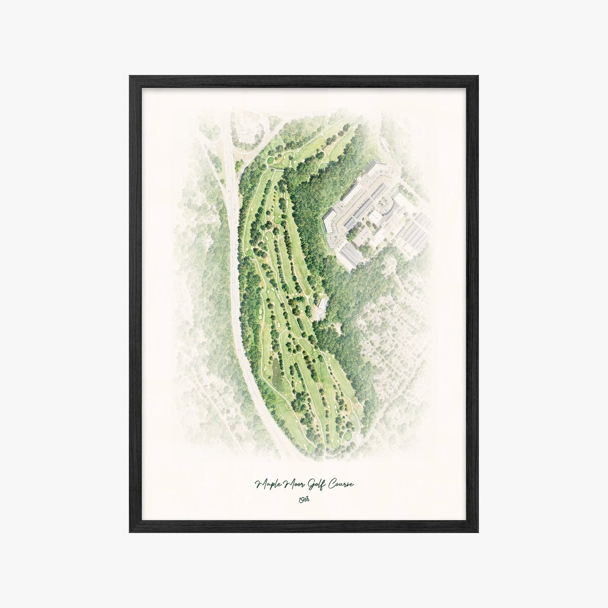 Maple Moor Golf Course black frame