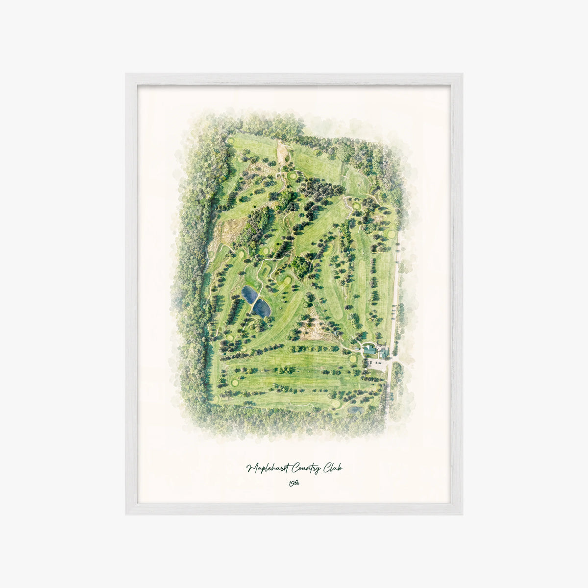 Maplehurst Country Club white frame