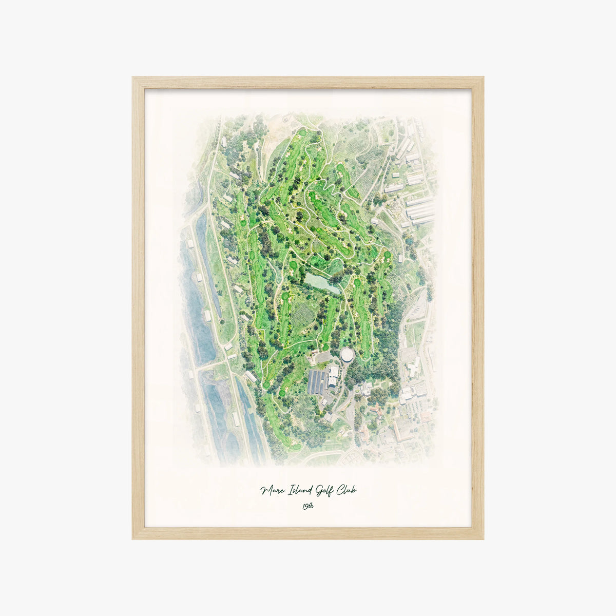 Mare Island Golf Club wood frame