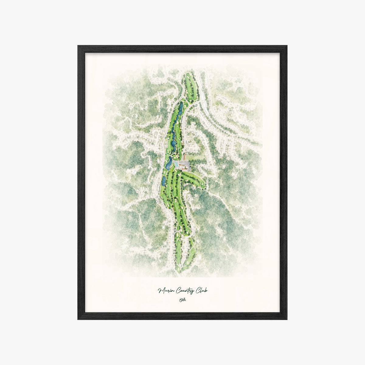 Marin Country Club black frame