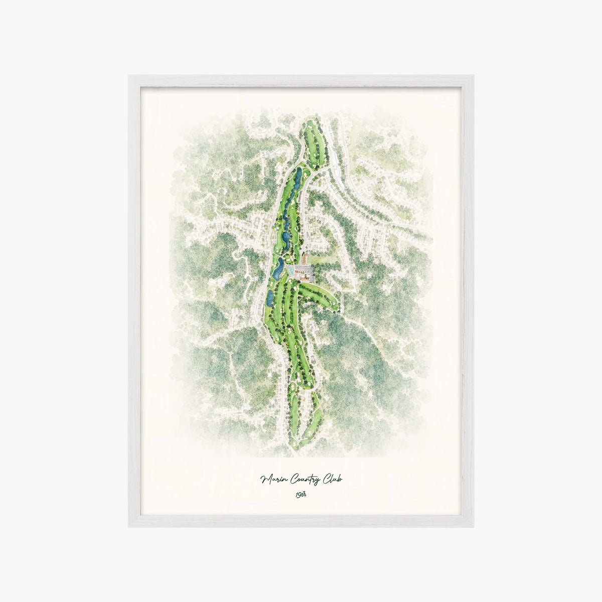 Marin Country Club white frame