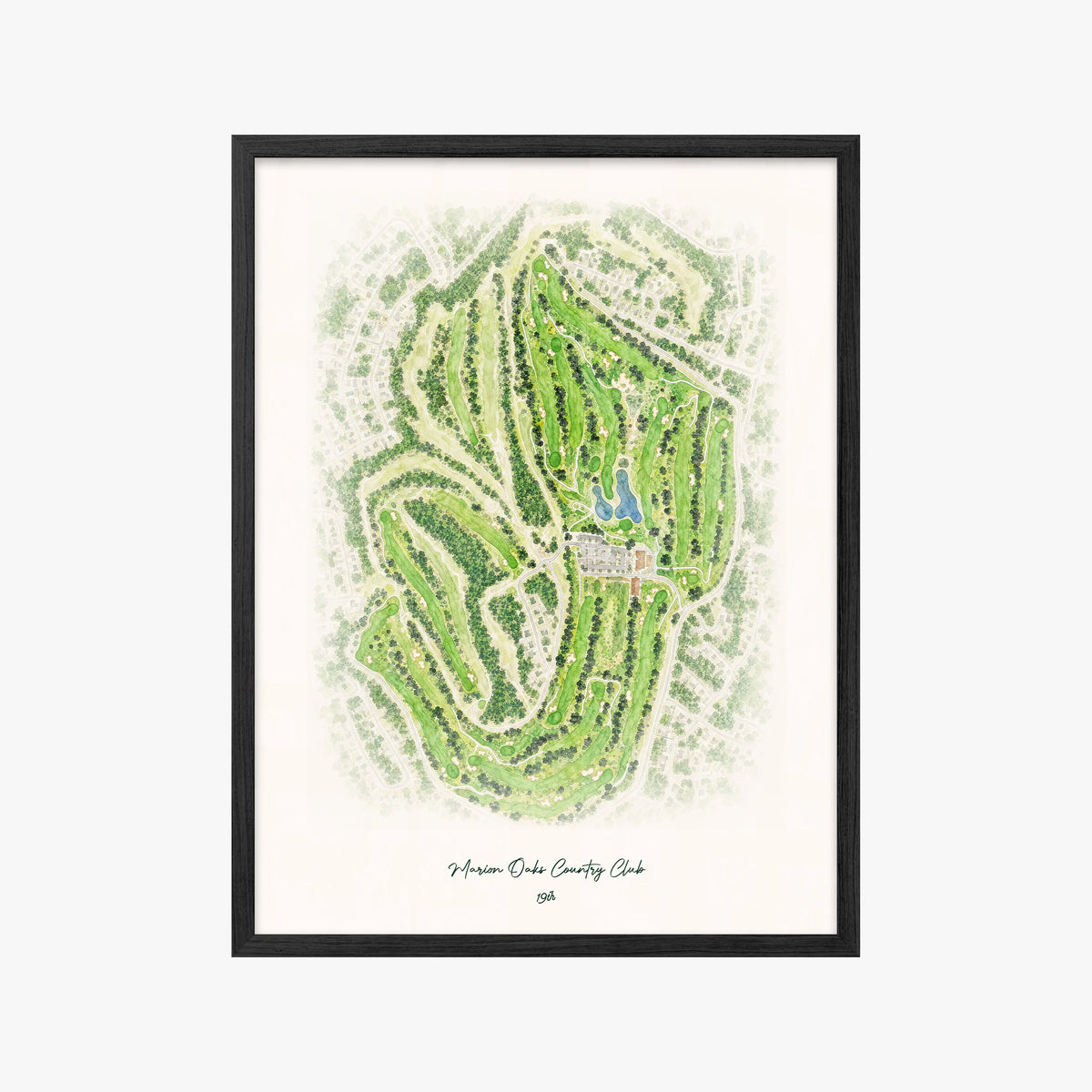 Marion Oaks Country Club black frame