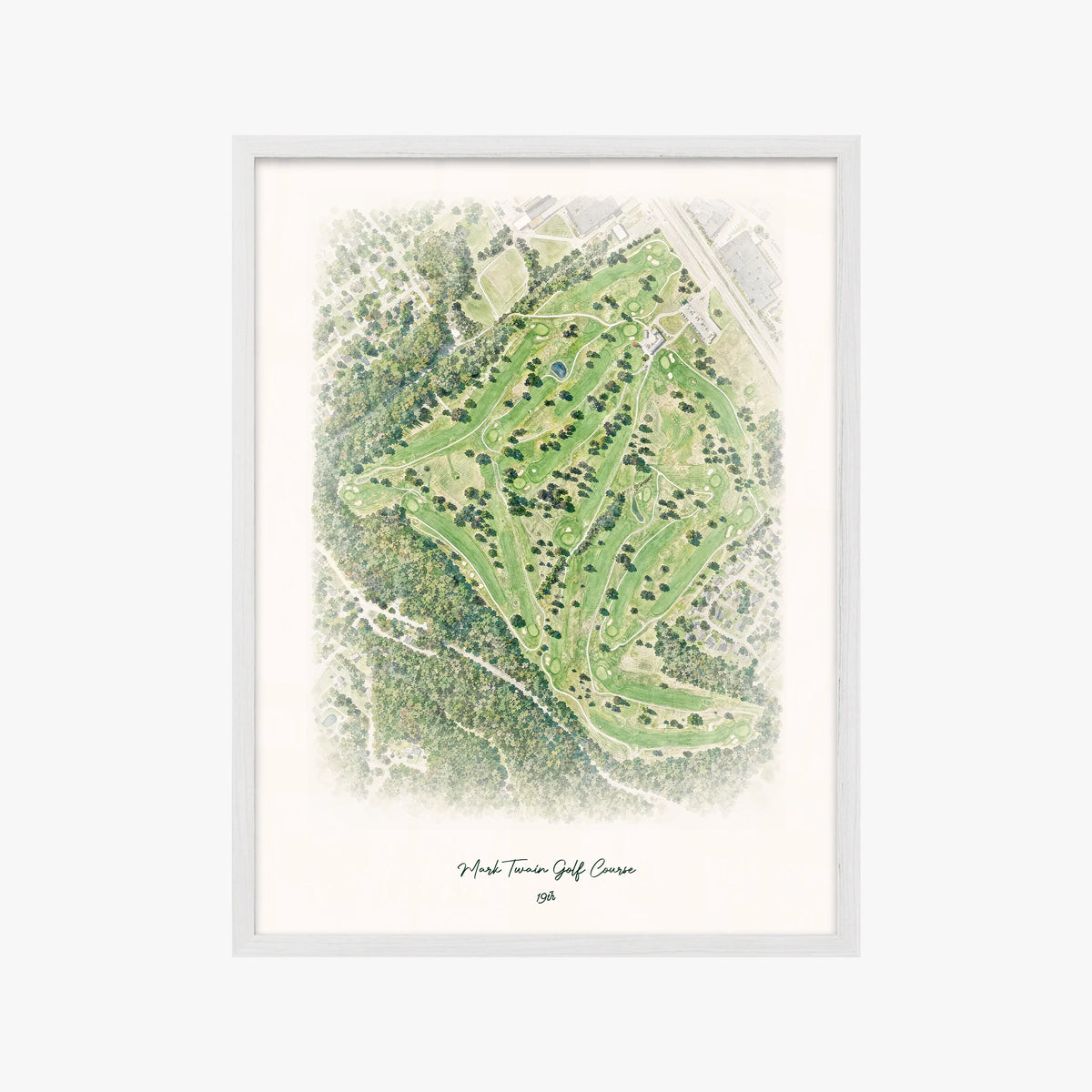 Mark Twain Golf Course white frame