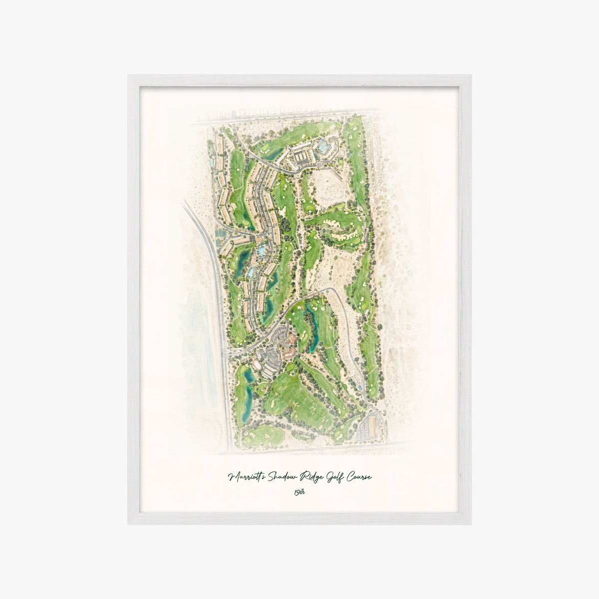Marriott's Shadow Ridge Golf Course white frame