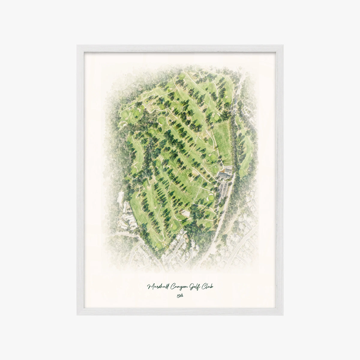 Marshall Canyon Golf Club white frame