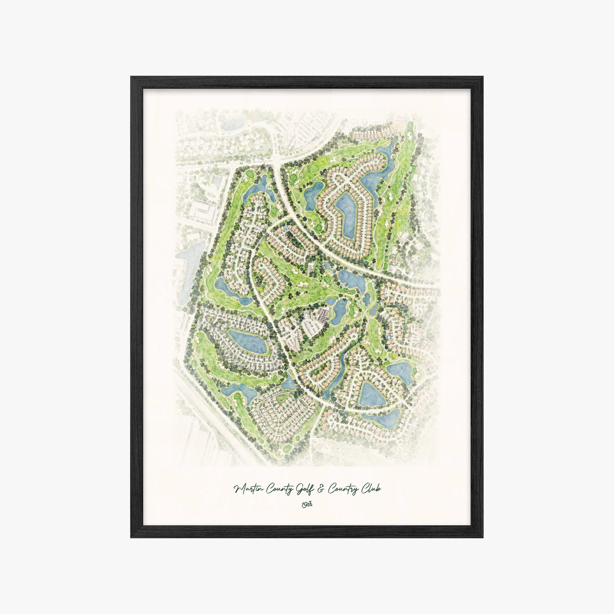 Martin County Golf & Country Club black frame
