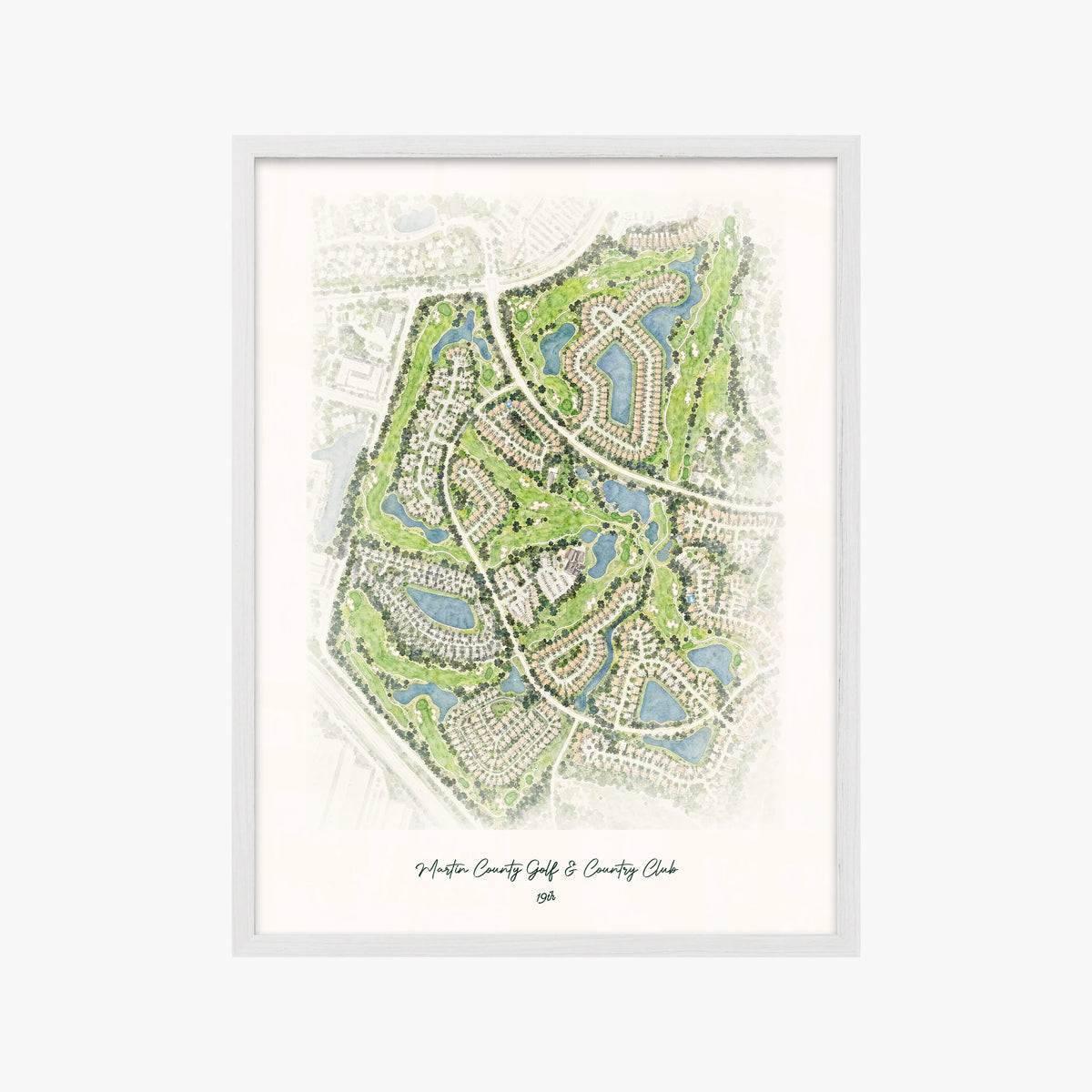 Martin County Golf & Country Club white frame
