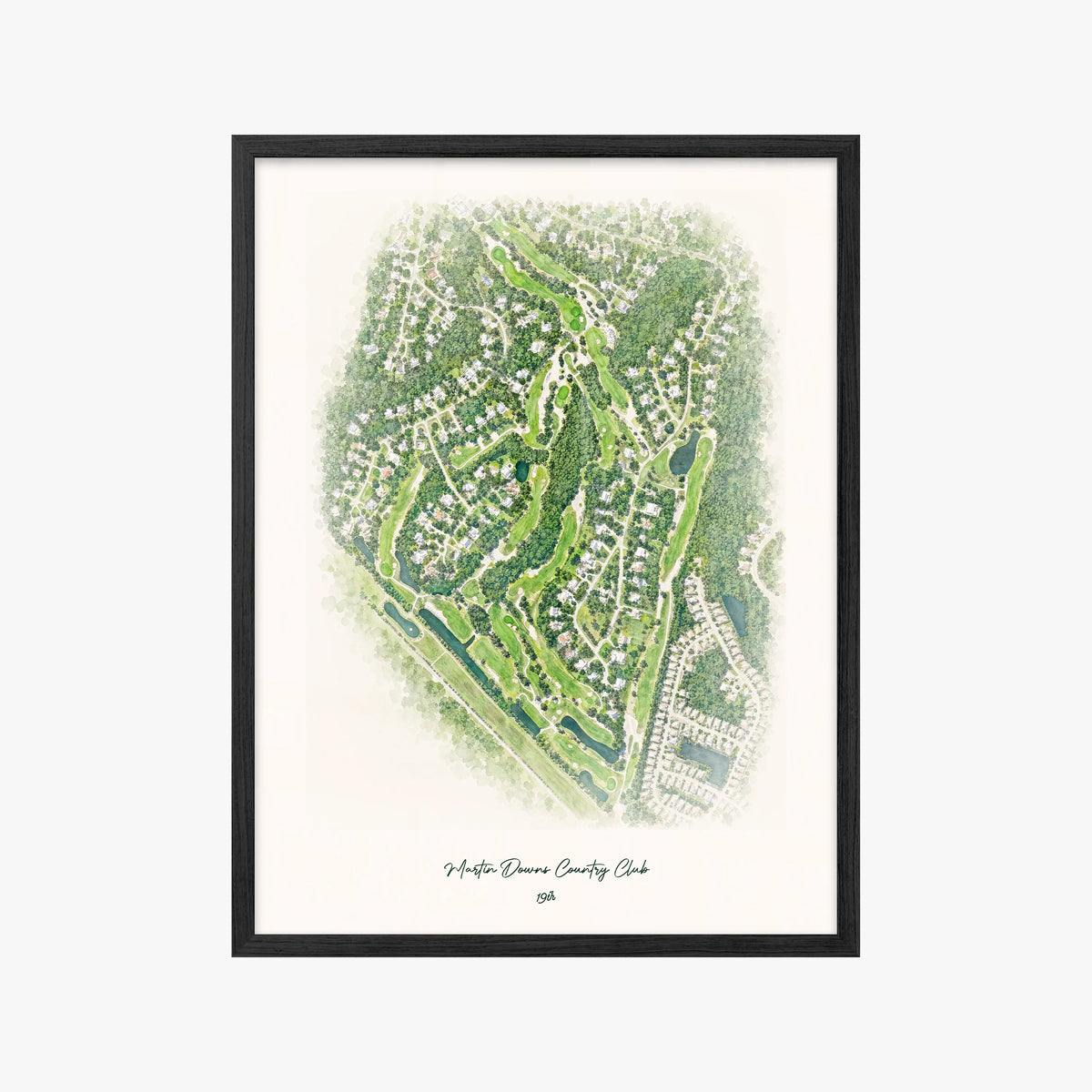 Martin Downs Country Club black frame