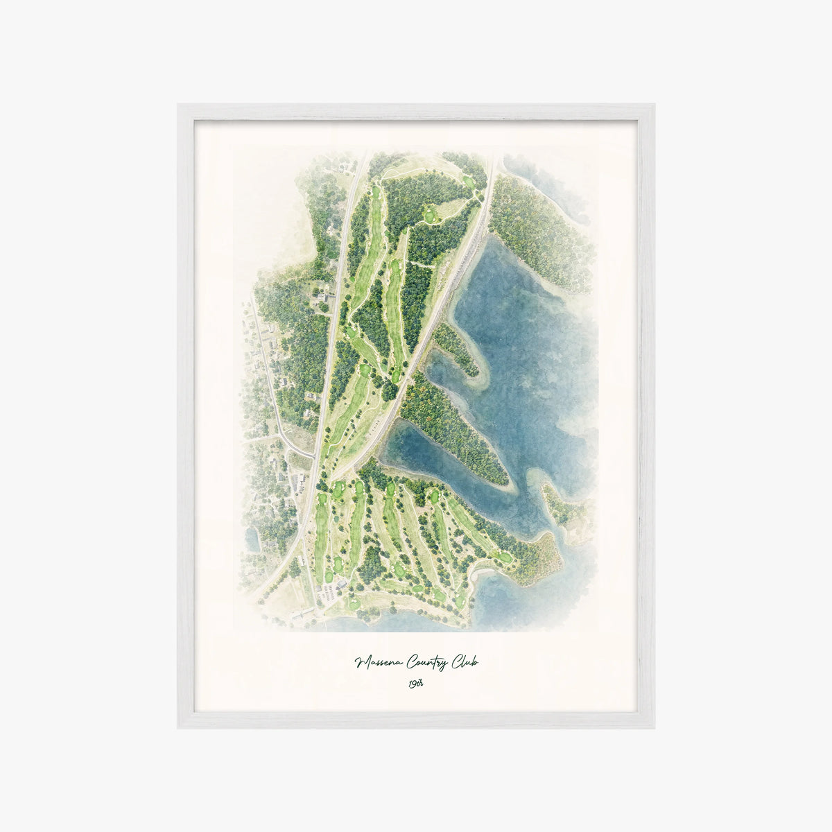 Massena Country Club white frame