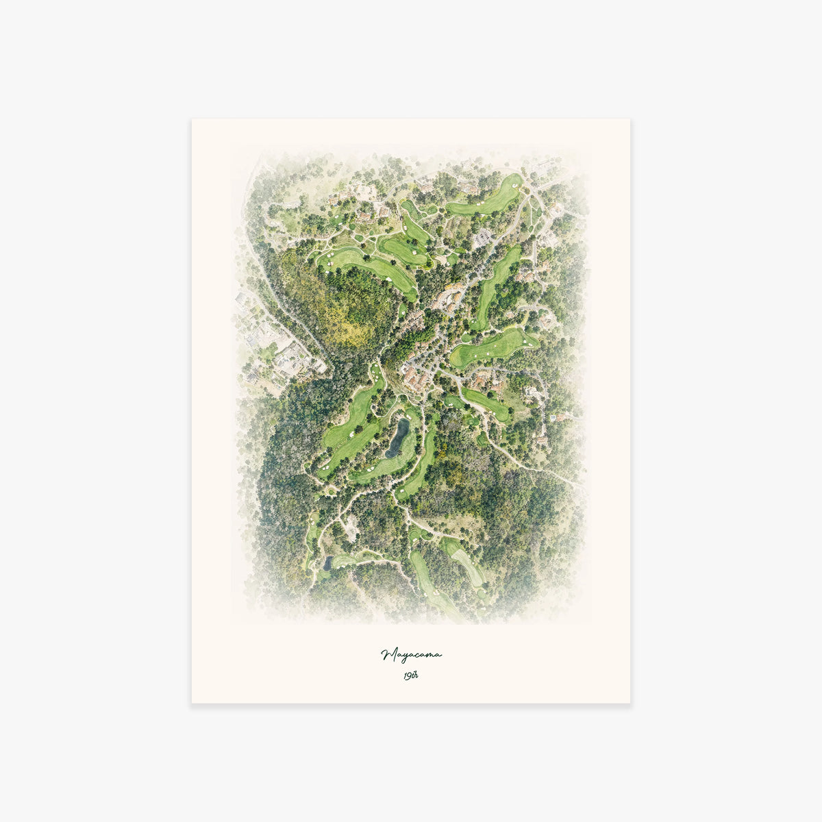 Mayacama printed artwork