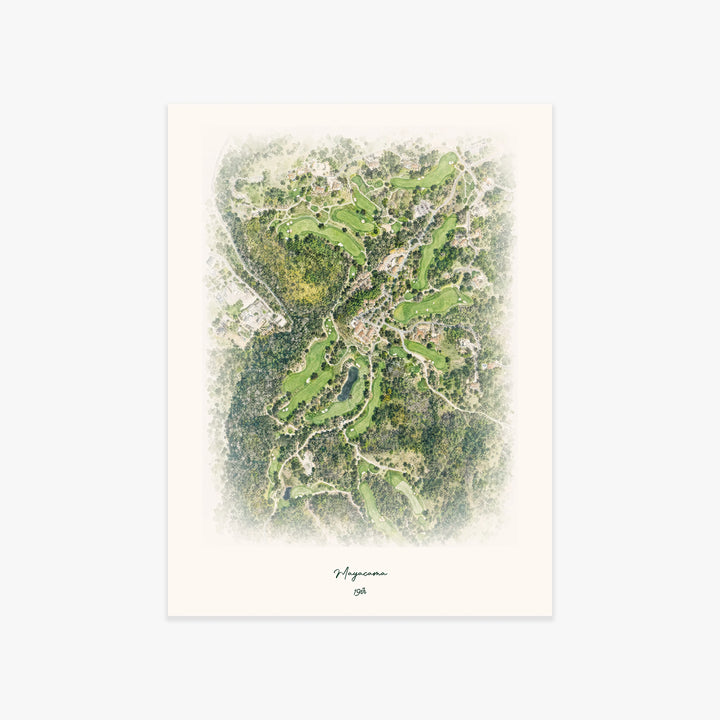 Mayacama printed artwork