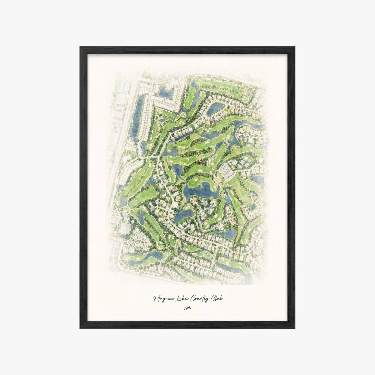 Mayacoo Lakes Country Club black frame