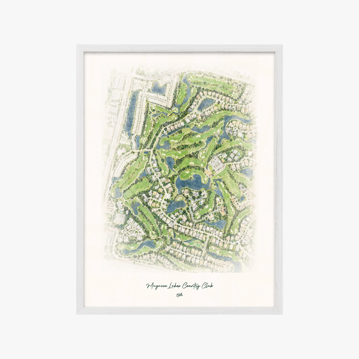 Mayacoo Lakes Country Club white frame