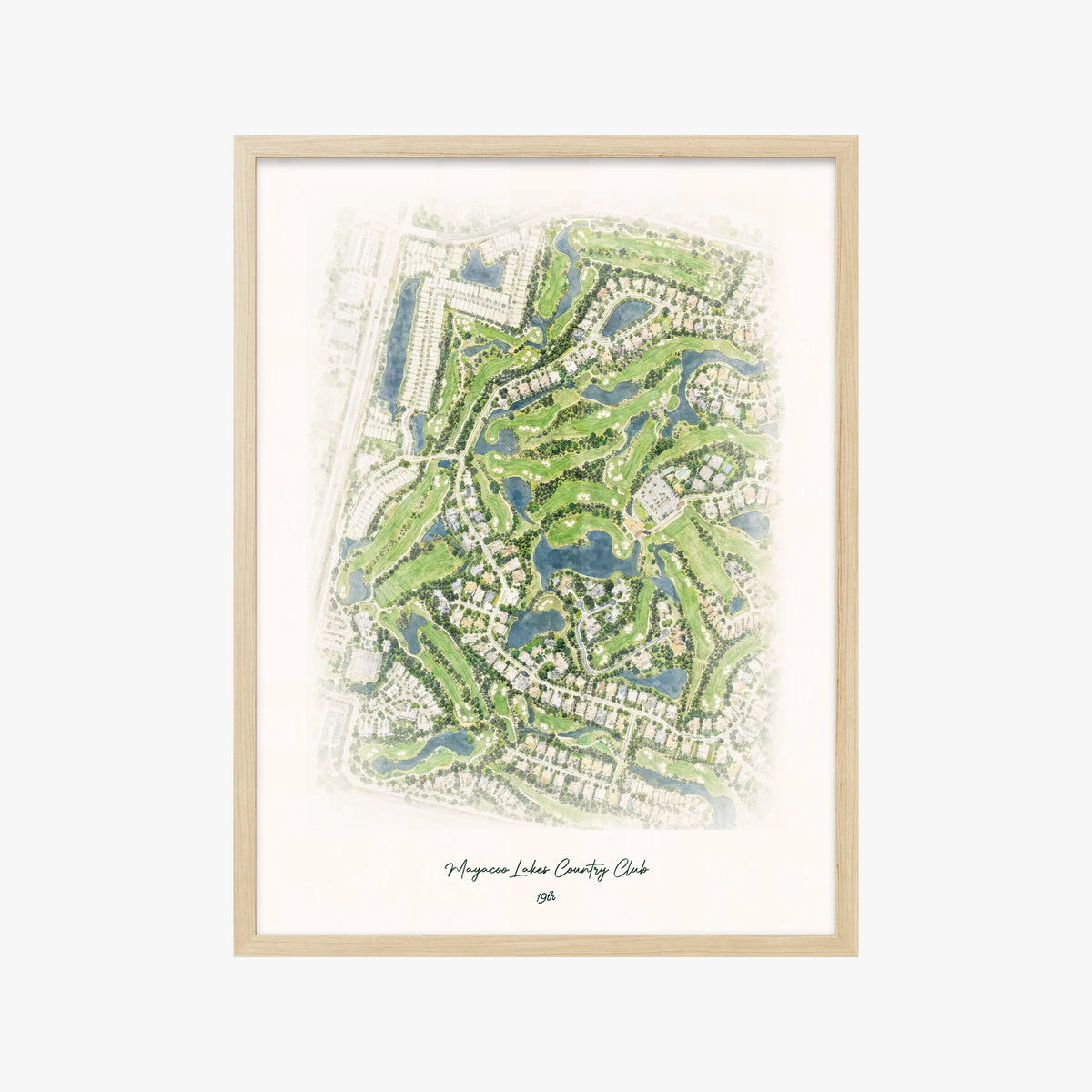 Mayacoo Lakes Country Club wood frame