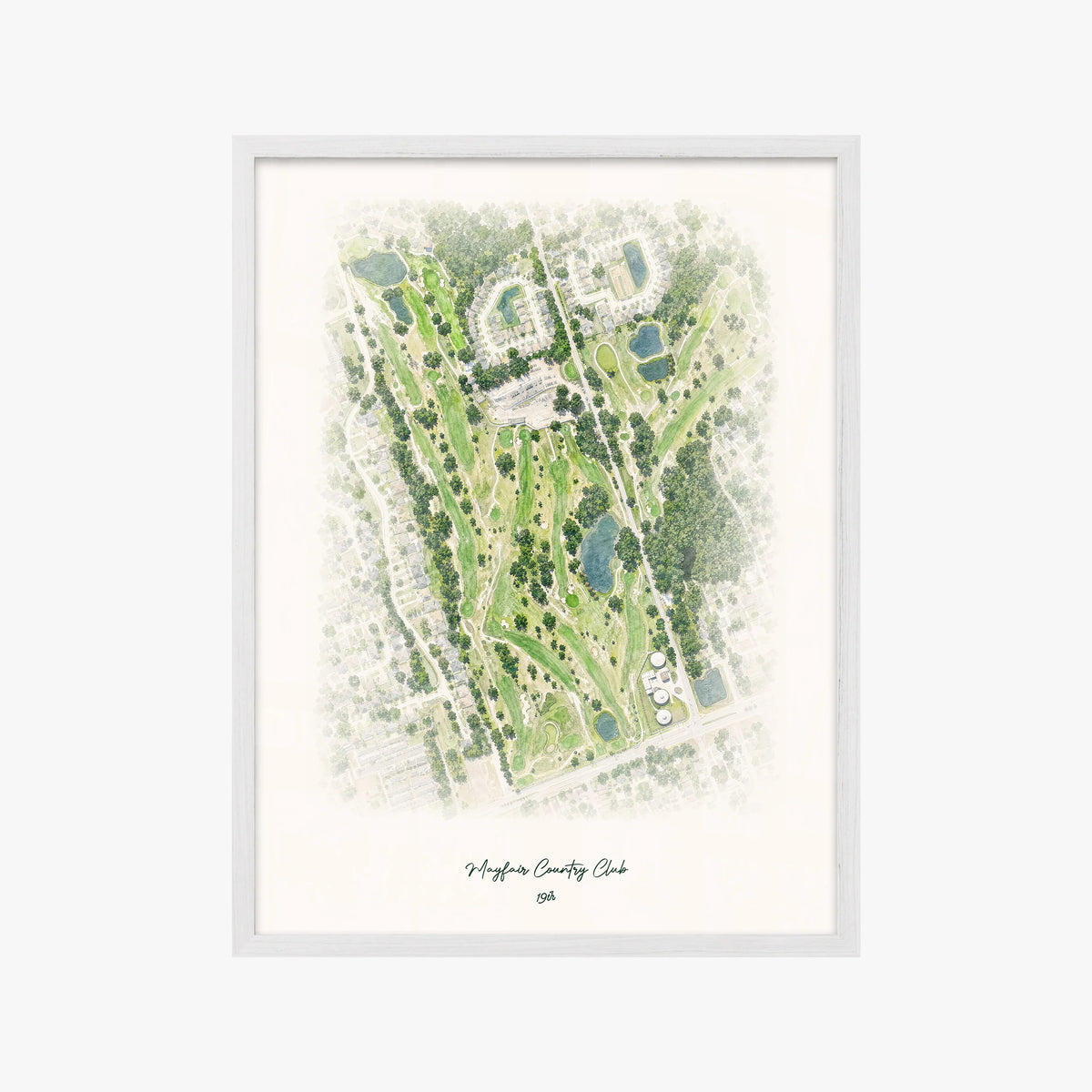 Mayfair Country Club white frame