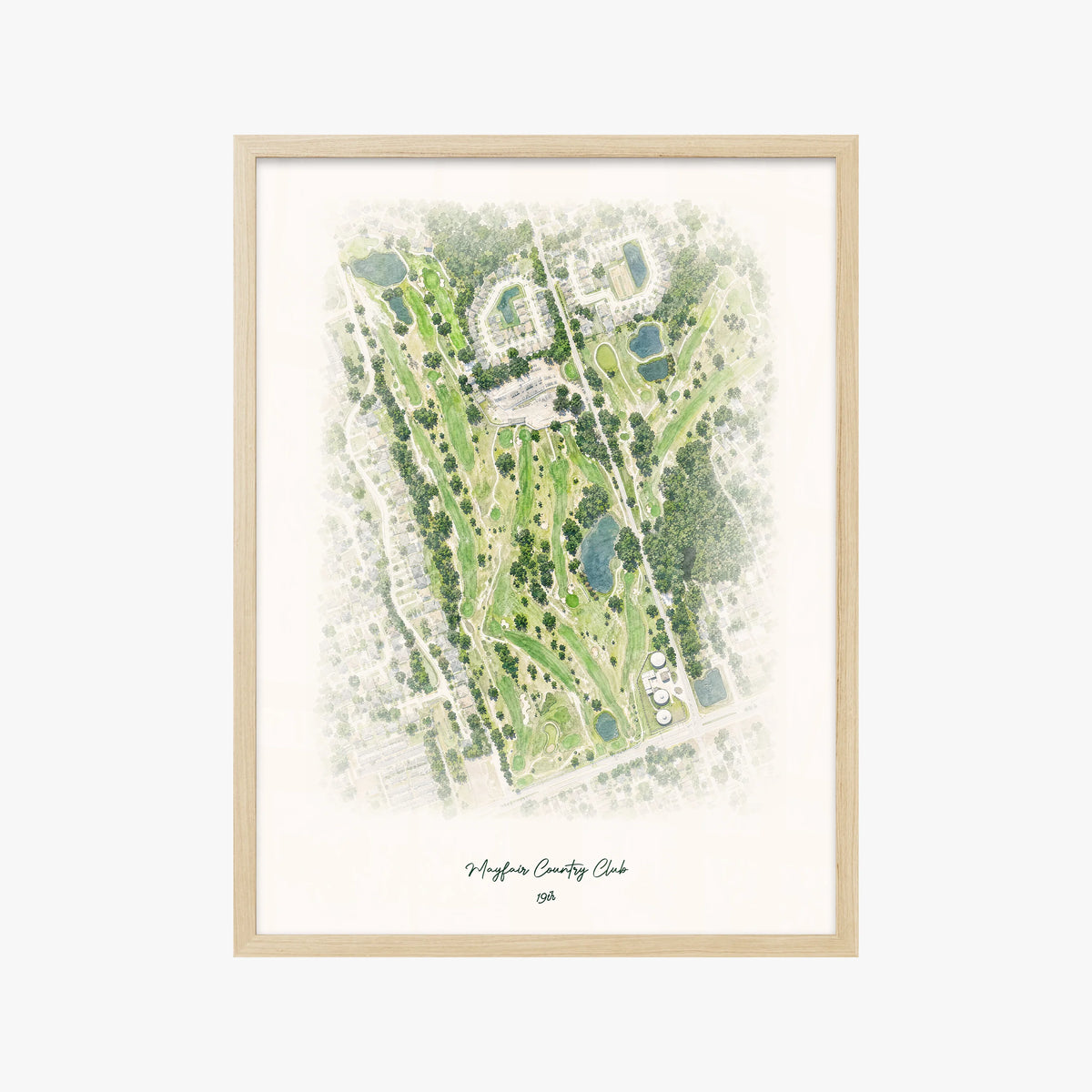 Mayfair Country Club wood frame