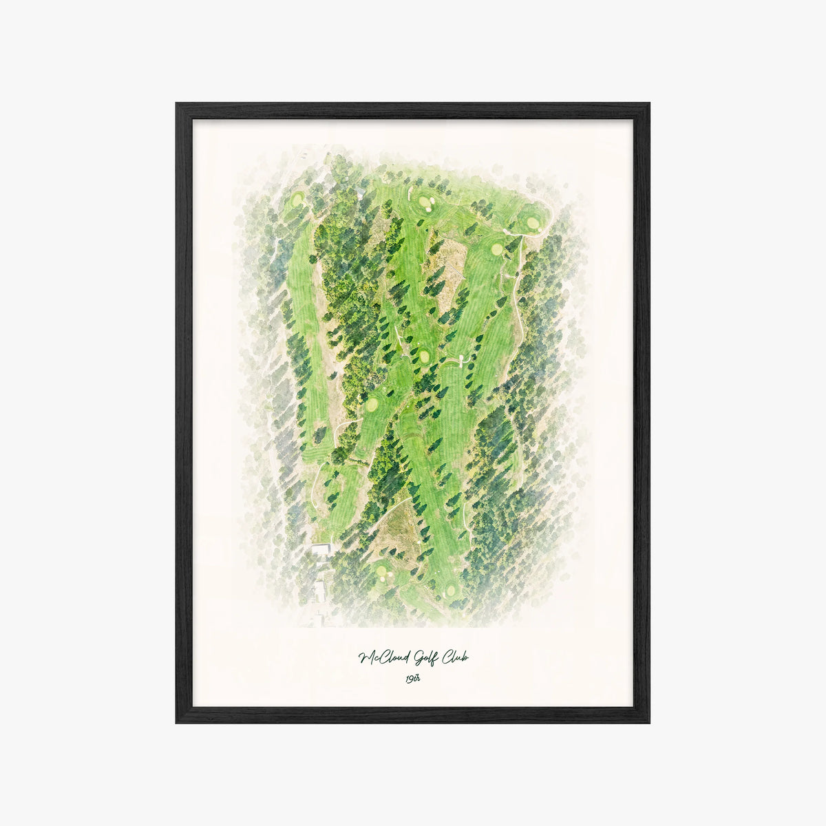 McCloud Golf Club black frame