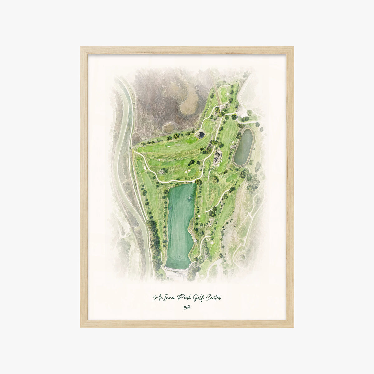 McInnis Park Golf Center wood frame