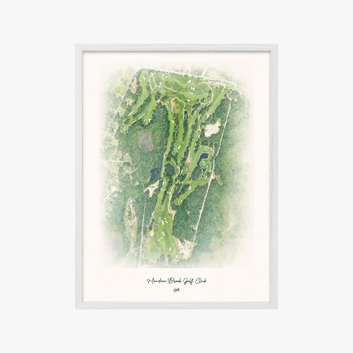 Meadow Brook Golf Club white frame