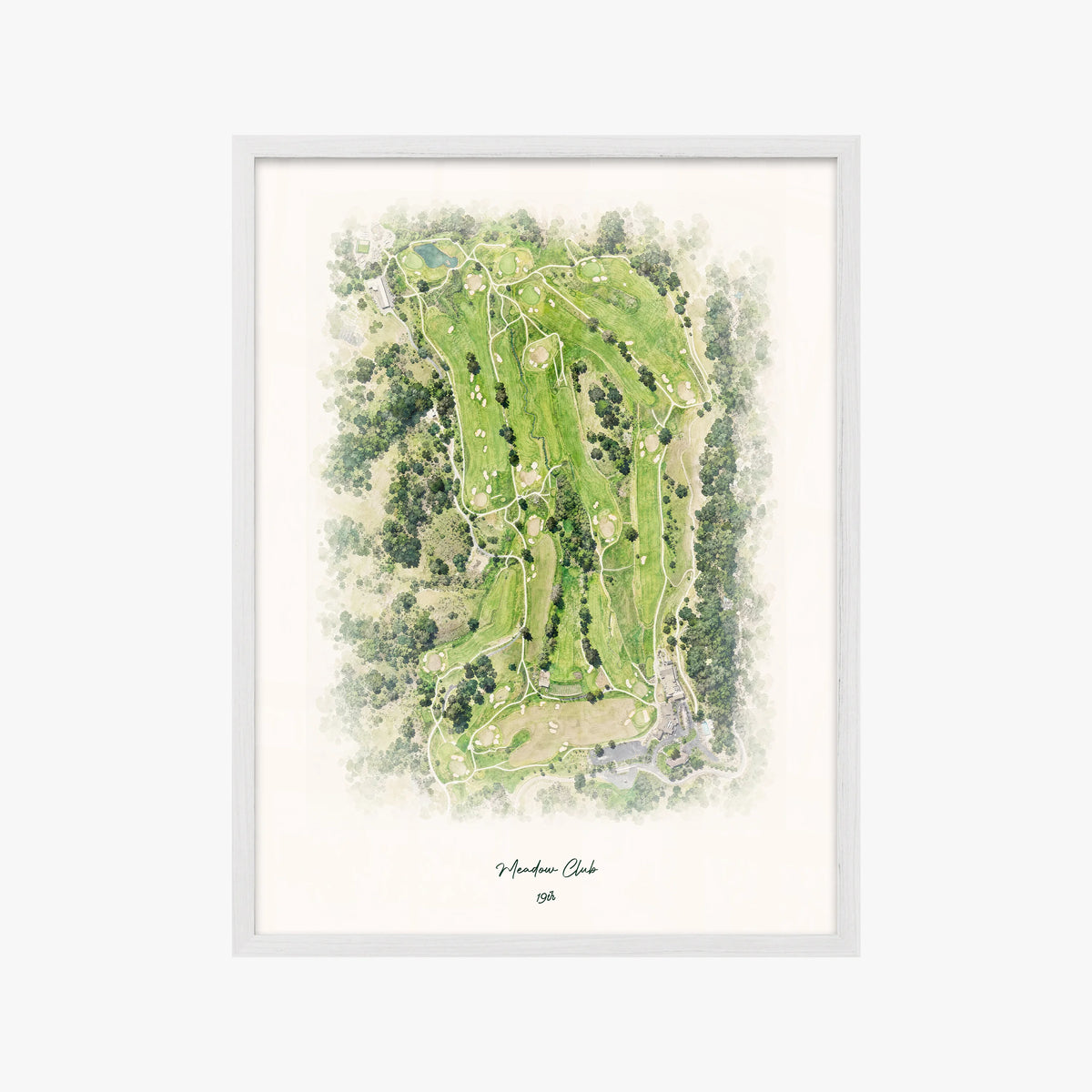 Meadow Club white frame