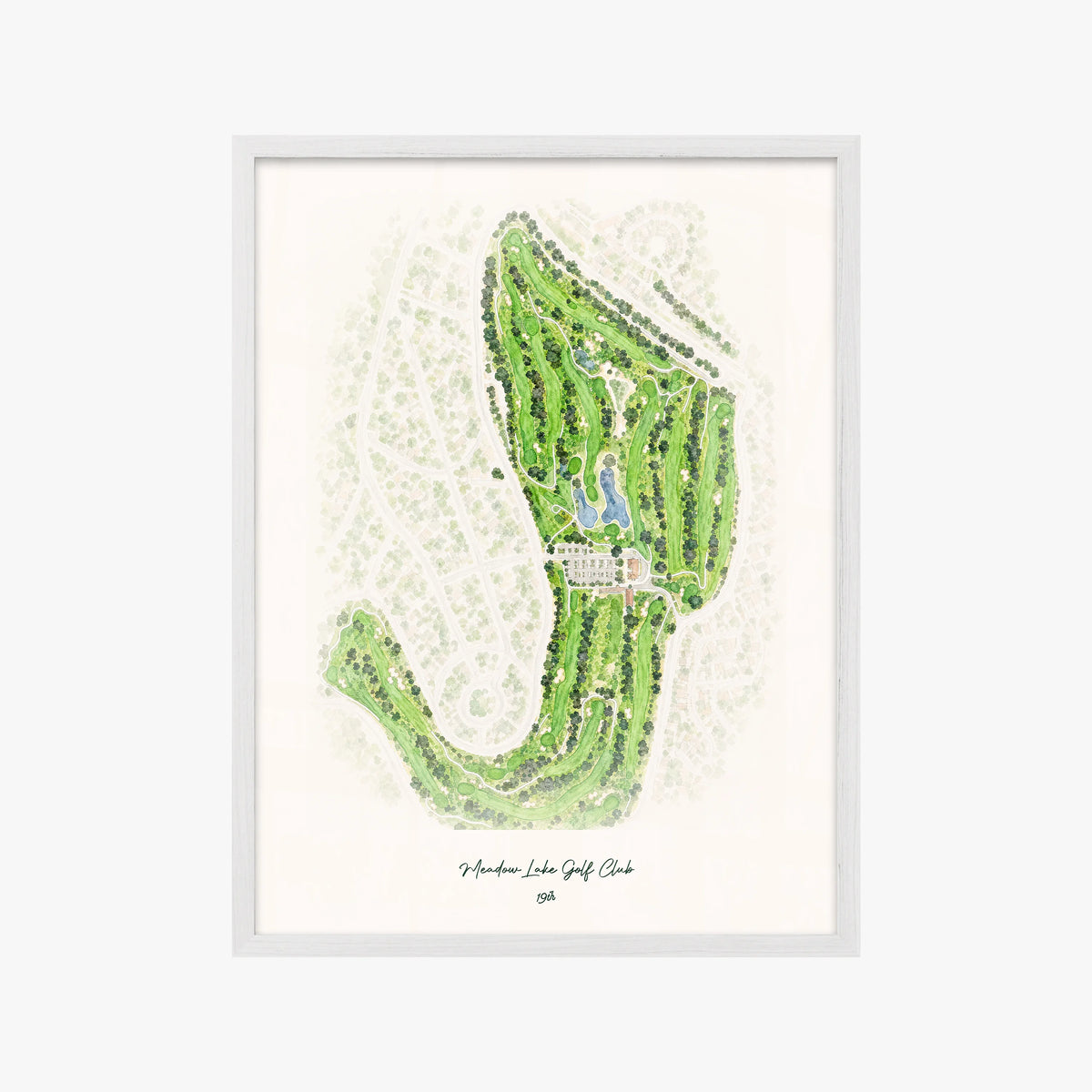 Meadow Lake Golf Club white frame