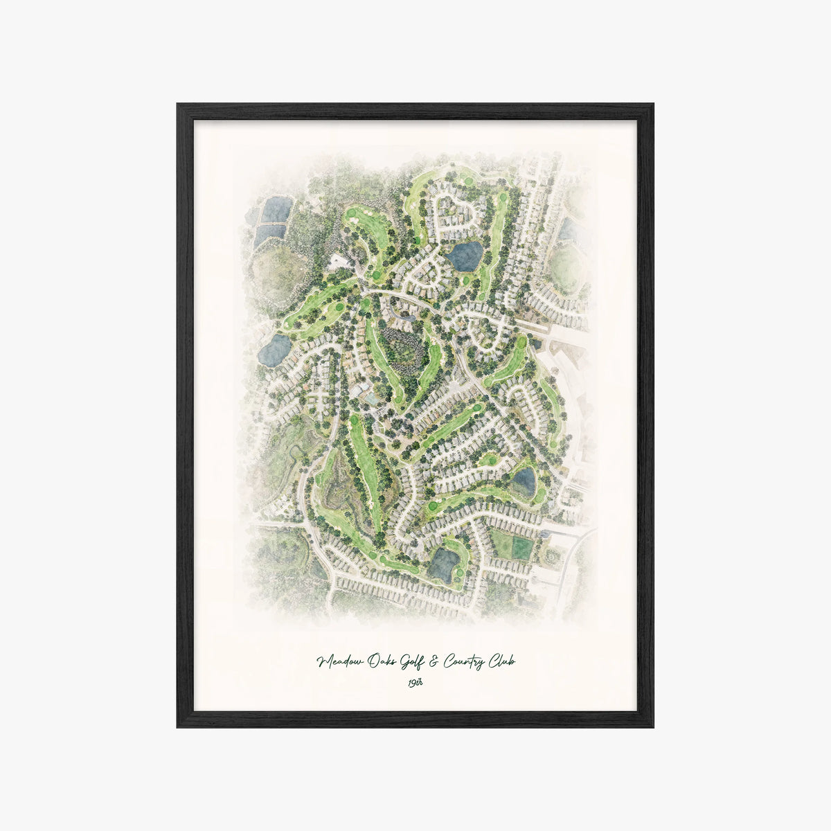 Meadow Oaks Golf & Country Club black frame