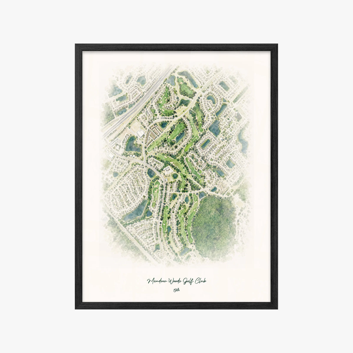 Meadow Woods Golf Club black frame