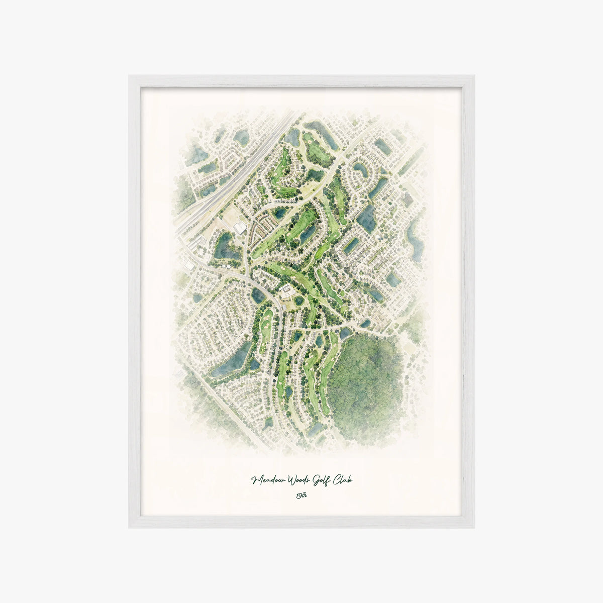 Meadow Woods Golf Club white frame