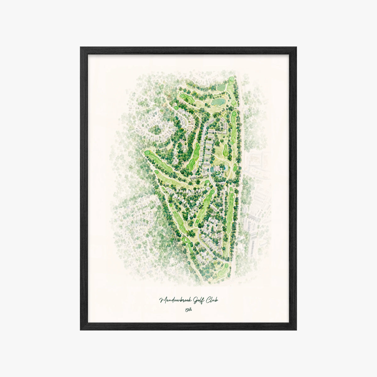 Meadowbrook Golf Club black frame