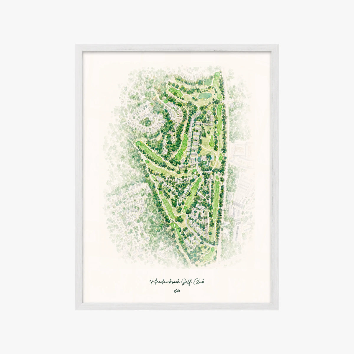 Meadowbrook Golf Club white frame