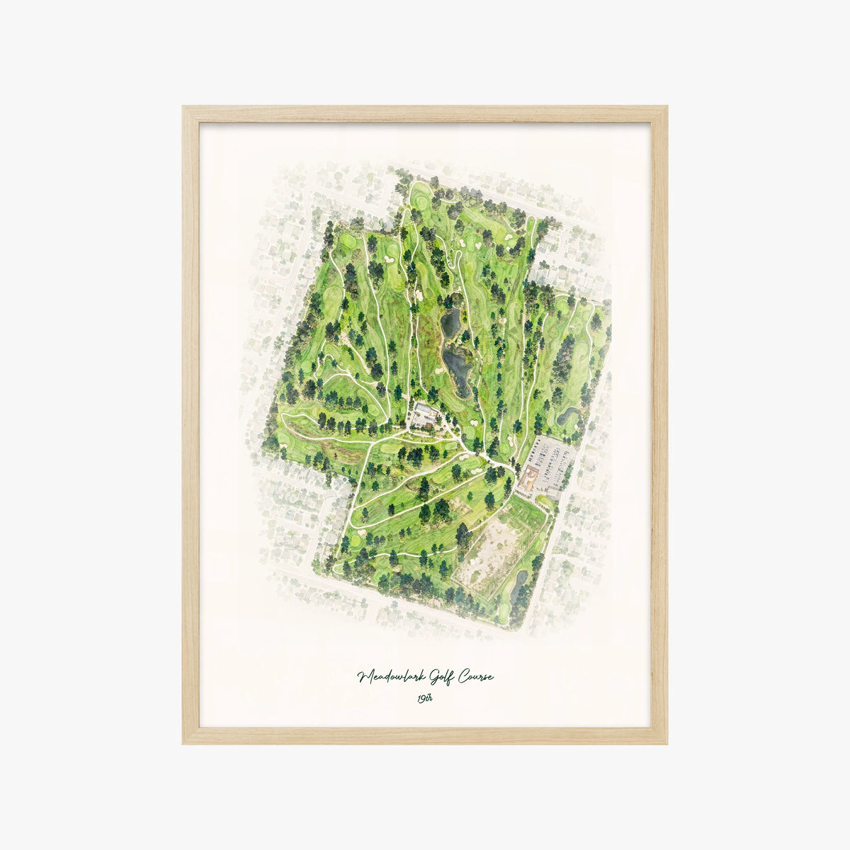 Meadowlark Golf Course wood frame