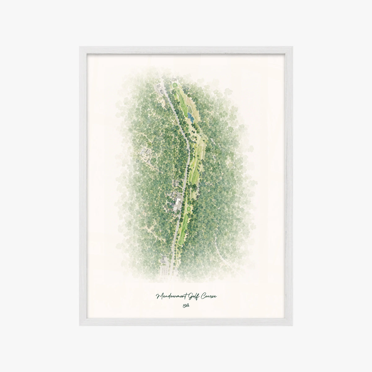 Meadowmont Golf Course white frame