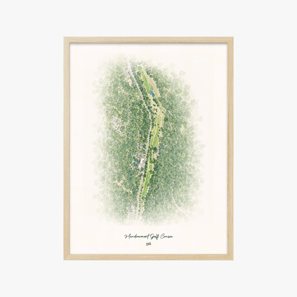 Meadowmont Golf Course wood frame
