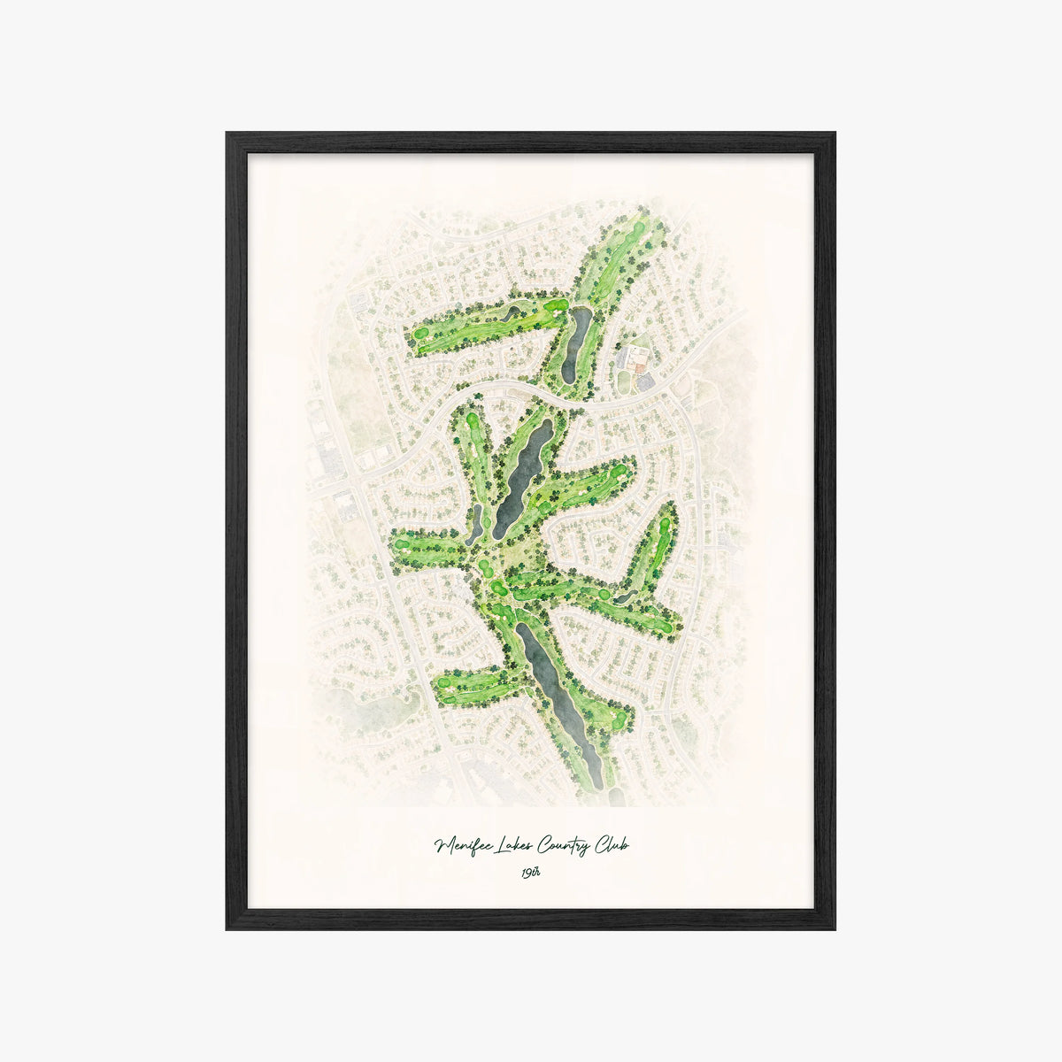 Menifee Lakes Country Club black frame