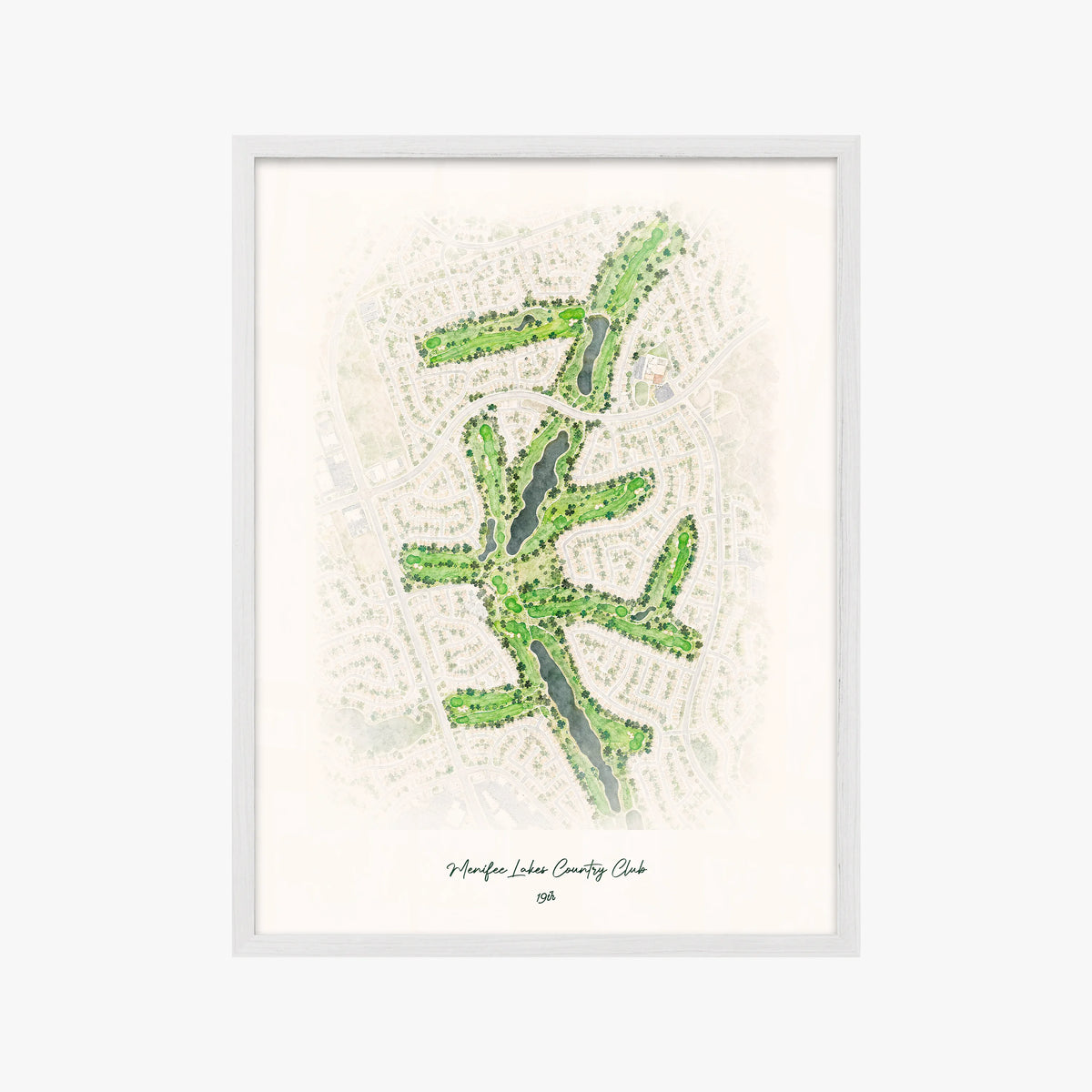 Menifee Lakes Country Club white frame