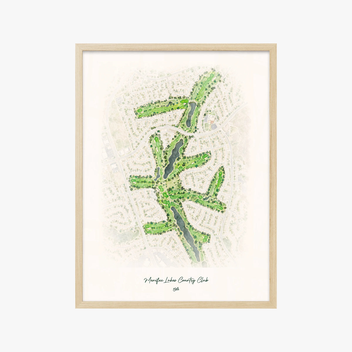 Menifee Lakes Country Club wood frame