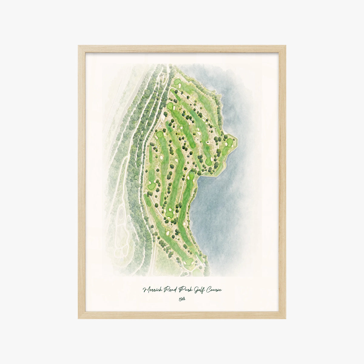 Merrick Road Park Golf Course wood frame